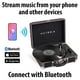 thumbnail image 2 of Tocadiscos portátil Victrola Vintage con Bluetooth y Altavoces integrados Tres velocidades Magenta VSC-550BT-MAG, 2 of 3