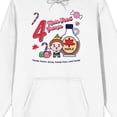 thumbnail image 2 of Four Main Food Groups Elf Movie Men's White Hoodie-XL, 2 of 7