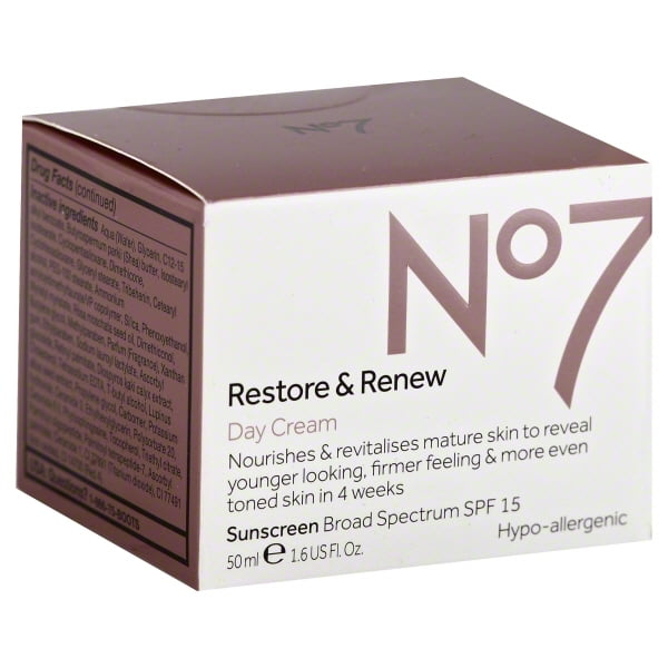 Boots No7 Restore & Renew Day Cream, 1.6 oz