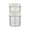 🥝 White_Base#530, variant on Oats Containers To Go Cups 2 Pack – Leakproof Breakfast Cereal Yogurt Jars, Reusable Meal Prep Storage Cups, Detachable Snack Compartment,Handle