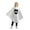 White, variant on 6M-7T Toddler Boys Girls Halloween Costumes Kids Long Sleeve Pumpkin Cape Cloak Halloween Party Dress-up Outfits