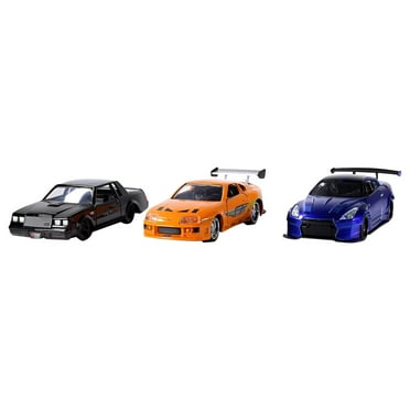 Fast & Furious Diecast 1/32 Buick Grand National Toyota Supra & Nissan GT-R R35