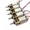 thumbnail image 4 of Mini motorreductor de velocidad de 12 V CC con rueda dentada metálica y micromotor de caja de cambios N20, 4 of 5