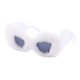 thumbnail image 3 of Gafas de sol estilo ojo de gato difusas, estilo retro, suaves y a la moda, para fiestas de cosplay de damas. Blanco, 3 of 9