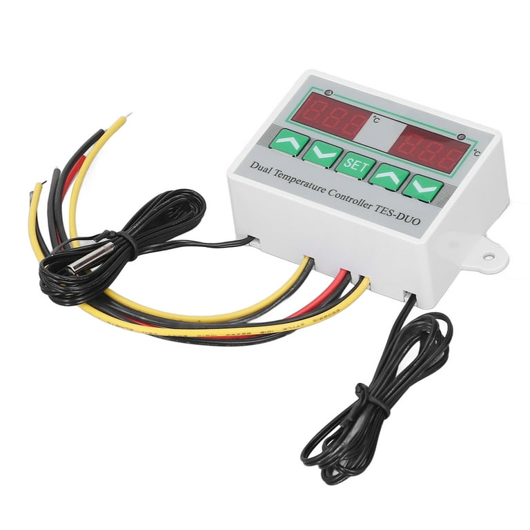 Heating Cooling Thermostat, Temperature Controller Wide Range For Greenhouse  Cultivation 