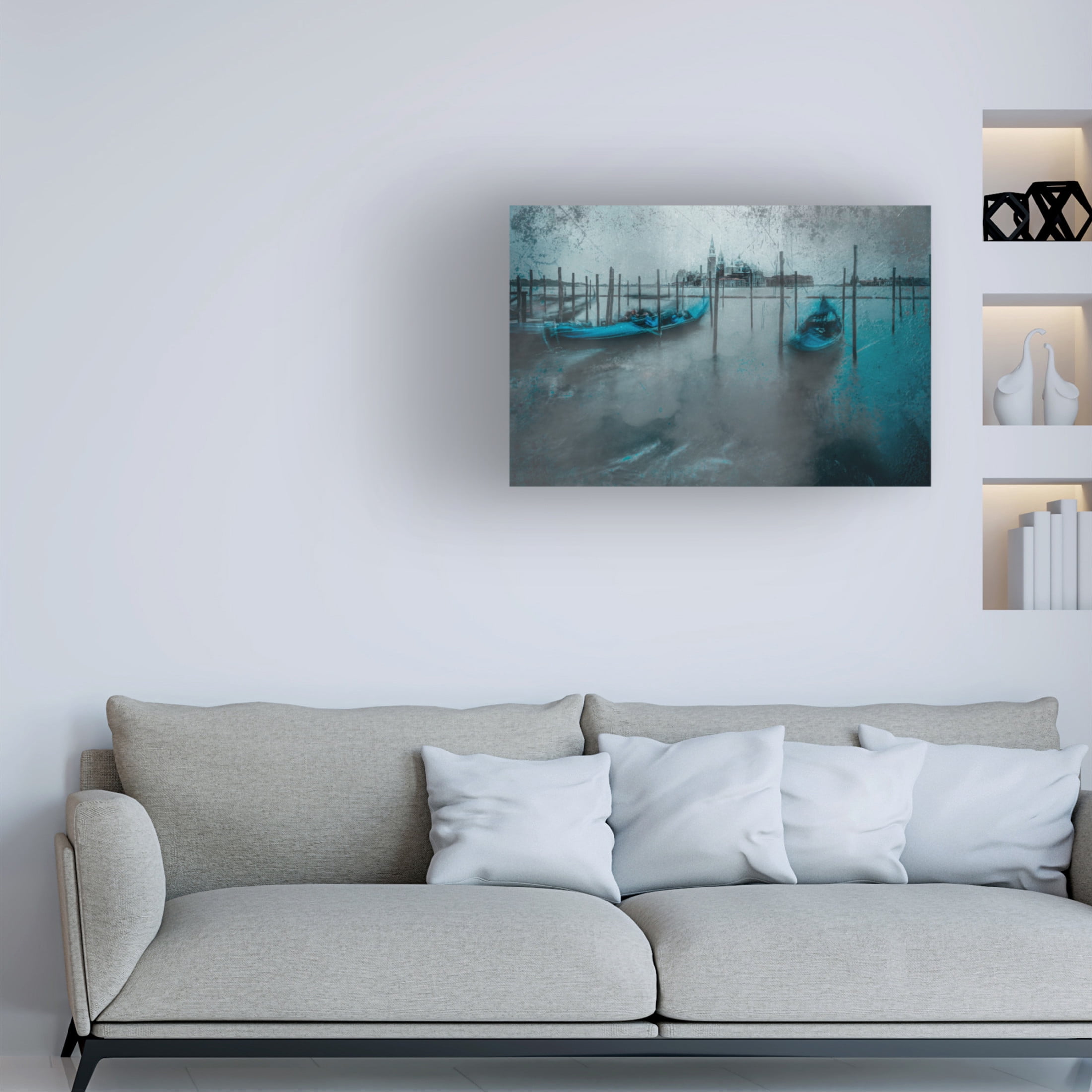 Canvas Wall Art - Carmine Chiriaco 'Venice' Wall Art for Living Room, Bedroom, or Office Décor by Trademark Fine Art - 19 x 12 Inches