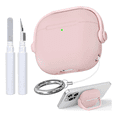 thumbnail image 1 of Funda Para AirPods 4 Uso Rudo Soporte Case+cepillo Limpiez Xtellar negro, 1 of 3