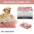 thumbnail image 3 of PayUSD Warming Fluffy Orthopedic Dog Beds for Large Dogs,Dog Bed with Plush Thick Egg Foam Support and Non-Slip Bottom, Large Waterproof and Machine Washable Pet Bed Cover, 3 of 8