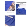 thumbnail image 4 of Poncho Reflective Rain Poncho Nylon Windproof Rainproof Lightweight Rain Cape with Drawstring Hood, 4 of 7