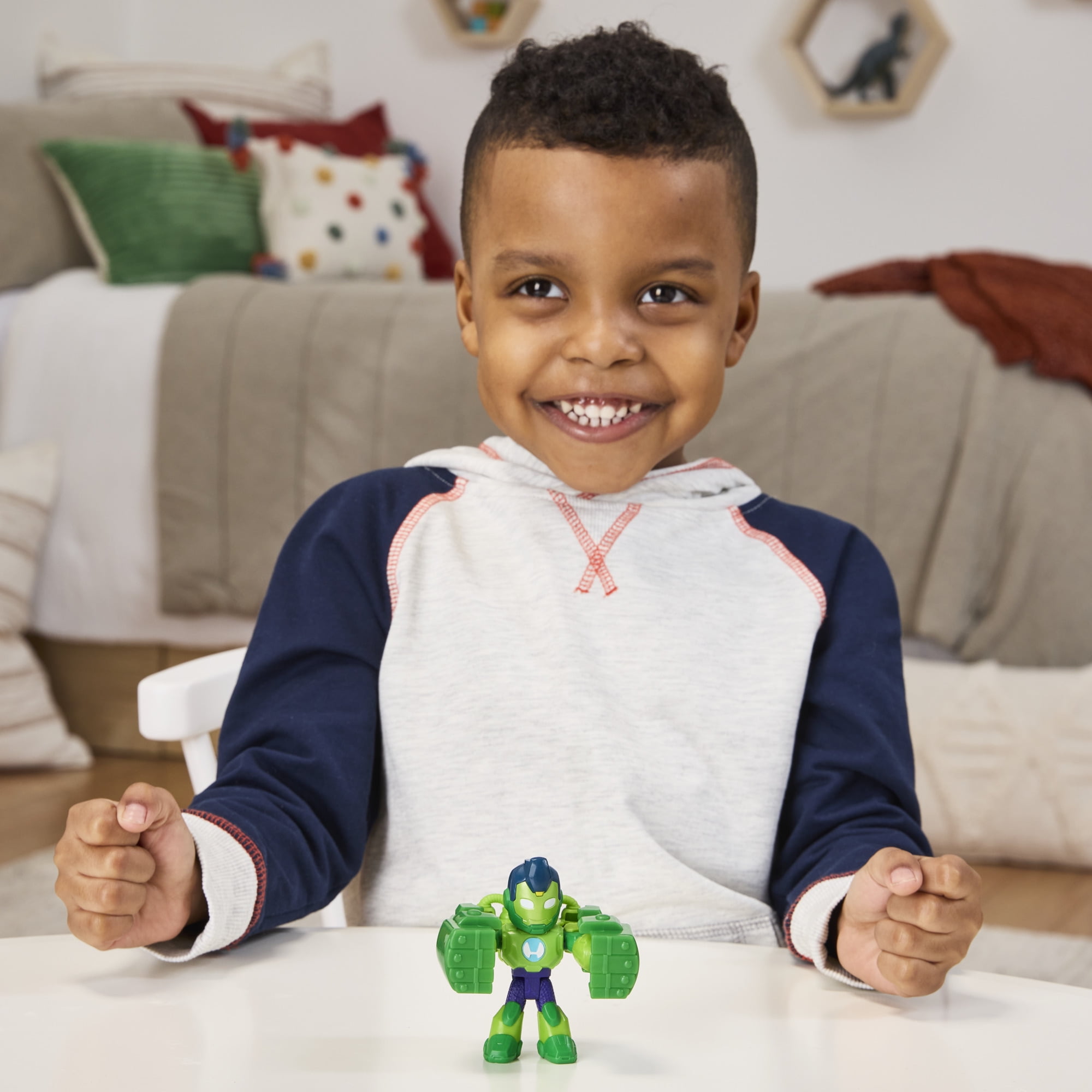 Marvel Iron Man and his Awesome Friends Iron Hulk Action Figure Toy with Accessory