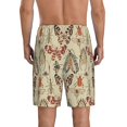 thumbnail image 6 of KLL Watercolor Insects for Men's 1-Pack Shorts,Sleep Pajama Shorts for Men Soft Pj Shorts Men's Pajama Bottoms Sleepwear -3X-Large, 6 of 7