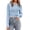 Light Blue, variant on Zeagoo Women' Fall Crewneck Cropped Sweater Trendy Long Sleeve Ribbed Knit Pullover Jumper Tops