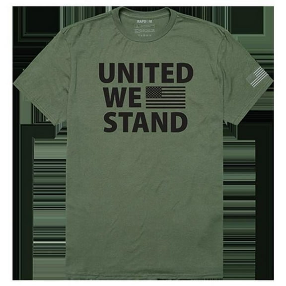 United We Stand Tactical Graphic T-shirt, Olive - Small