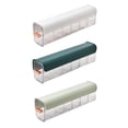thumbnail image 1 of Organizador de armario para colgar en la pared, contenedor de almacenamiento transparente para dormitorio blanco Ndcxsfigh Libre de BPA, 1 of 5