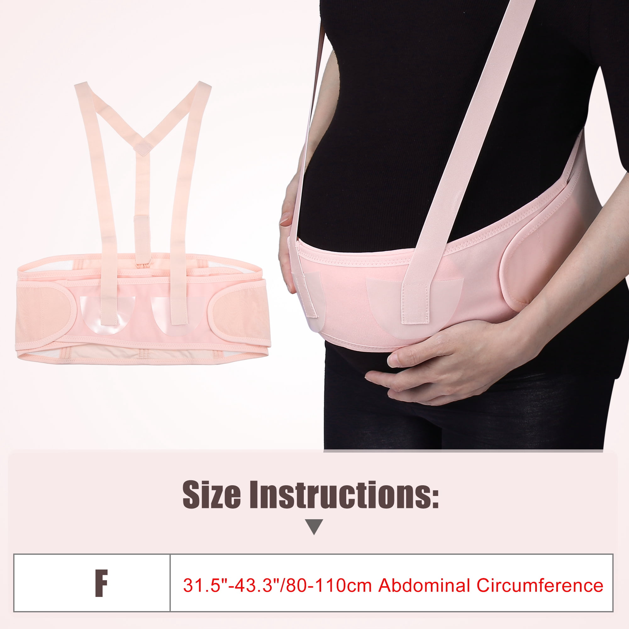 Unique Bargains Maternity Belt Abdomen Back Support Pregnancy Band Shoulder Strap