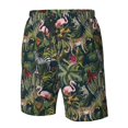 thumbnail image 5 of Naloa Flamingos And Palm Leaves Men's Beach Shorts, Surfing shorts, Swim trunks, Quick Dry Swim Trunks for Surfing Beach Fun - 3X-Large, 5 of 9