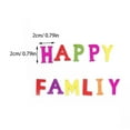thumbnail image 2 of LOLIPPYY 200pcs Crafting Wood Letters Wood Letter Ornaments Assorted Color DIY Material Christmas, 2 of 8