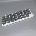 thumbnail image 3 of lionlar 2xPill Box Medicine Organizer Dispenser Case Container Storage Monthly Gray, 3 of 9