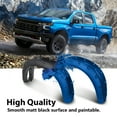 thumbnail image 6 of Fender Flares Pocket Rivet Smooth Matte Black 4Pcs Fit for 2019-2024 Dodge Ram 2500 3500, 6 of 11