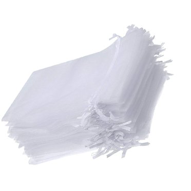 VGOODALL 120PCS Pink Organza Bags, 4 X 6 Inch Sheer Jamaica