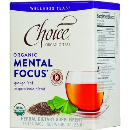 Choice Organic Teas - Thé Mental Focus Bio - 16 Sacs