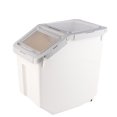 thumbnail image 2 of Barril de comida para gatos, almacenamiento de granos, alimentador para perros a prueba de humedad, caja fresca de alimentación sellada con taza medidora, 2 of 5