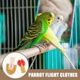 thumbnail image 5 of Ropa para loros, pañales para loros, pantalones para pájaros, traje de vuelo para mascotas, ropa de piloto para cacatúas y periquitos (talla M, amarillo), 5 of 5