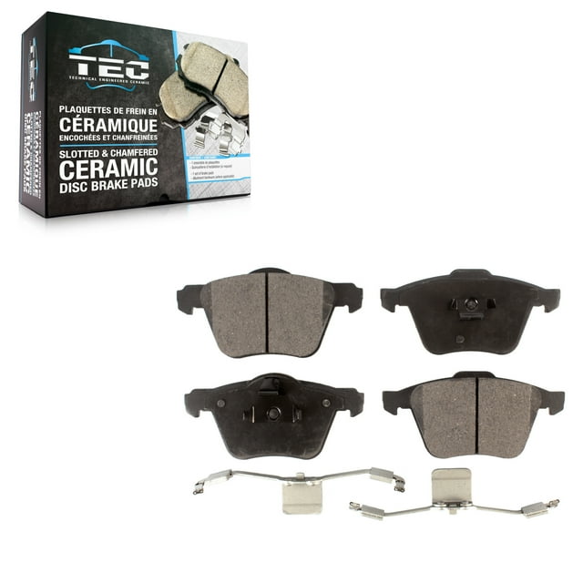 TEC Front Ceramic Disc Brake Pads TEC-1003 for Car 2003-2014 Volvo XC90 with 336mm Diameter Rotor