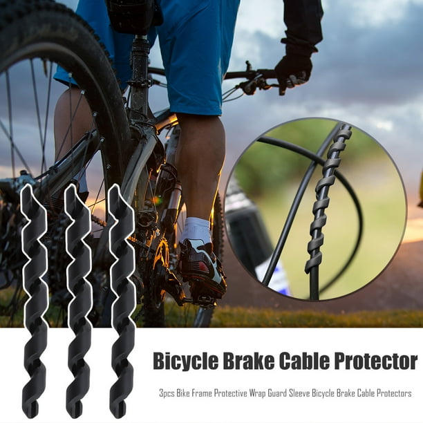 Qionma 3pcs Bike Frame Protective Wrap Guard Sleeve Bicycle Brake