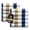 Blue & Beige, variant on Highly Absorbent Cabana Stripe Large Beach Towels, 100% Cotton, Fast-Drying and Durable, 33x70 Inches, 2 Dozen