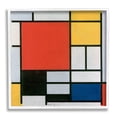 thumbnail image 4 of Stupell Industries Composition in Red Yellow Blue Black Piet Mondrian Classic Abstract Painting Painting White Framed Art Print Wall Art, Design by one1000paintings, 4 of 5