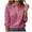 Pink, variant on XuJwPNcy Womens Button down Shirts Solid Color Dress Shirt Long Sleeve Collared Office Work Blouses Tops Fall Outfits for Women（Wine,X-Large)