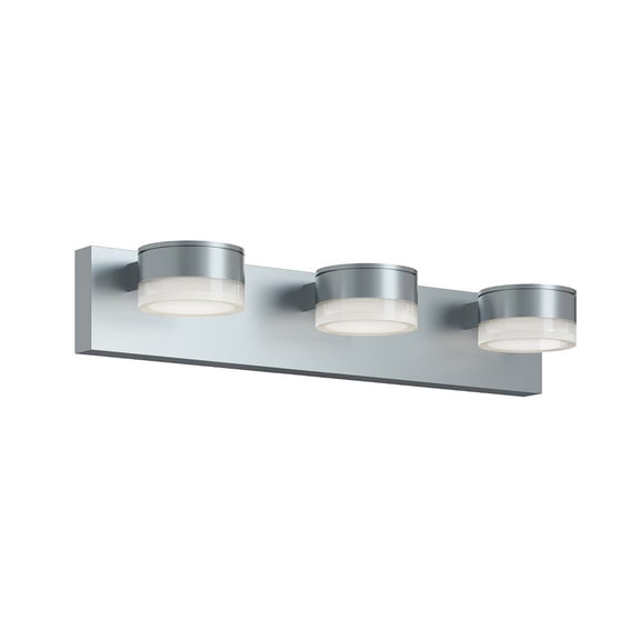 EMAV2404LAJUDSN AFX Emma - 23W 3 LED Bath Vanity-4.38 Inch Tall and 24 Inch Wide-Satin Nickel Finish
