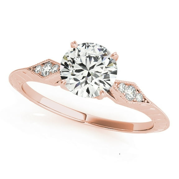 Aonejewelry 3/4 Ct. Ttw Wedding Engagement Diamond Ring In 14K Solid Rose Gold