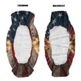 thumbnail image 5 of HUIACONG Eagle Flag UTV Seat Covers Waterproof Comfortable UTV Seat Covers Protector Non-Slip Soft for Kawasaki Mule 3010, 5 of 7