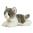 thumbnail image 1 of Aurora Stuffed Animals -Grey Tabby Cat 8", 1 of 2