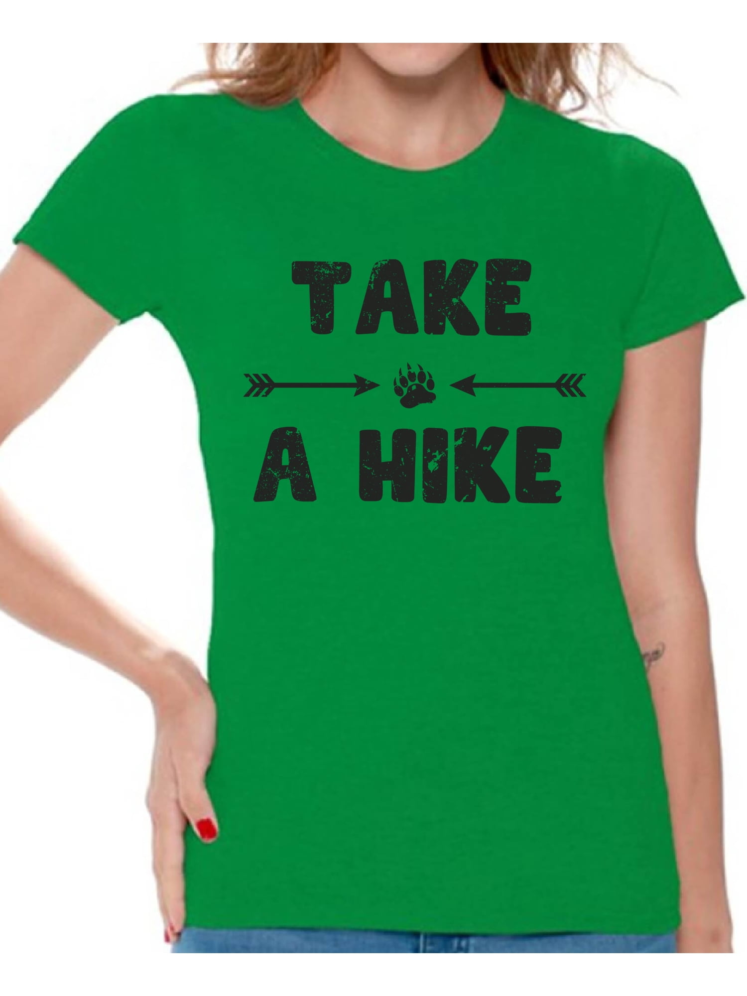 Awkward Styles Hike Outfit Shirts Outdoor Clothing for Ladies Take a Hike Tshirt for Women