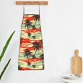 thumbnail image 5 of Fuzoiu Colorful Hawaii Palms Print Waterproof Apron, Kitchen Apron for Women Men Chef, Apron for Christmas Dinner Party Cooking Baking Crafting House Cleaning Kitchen, 5 of 7