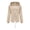 Apricot, variant on Women Outdoor Rain Jacket Mesh Thin Loose Fit Casual Coat for Camping Hiking Hooded with Lined Waterproof Windbreaker with Pockets