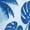 Blue Palm Tree Monstera, variant on Psesaysky Peacock Sleeveless Dress with Matched Shirts for Couples Matching Outfit Womens Beach A Line Sundress or Aloha Shirts Beach Vacation Couple Matched Clothes