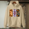 thumbnail image 5 of LUOGENLI Chandails à Capuche pour Hommes Designer Halloween Graphique Chandail à Capuche Manches Longues Chandail avec Imprimé Décontracté Confortable Veste Douce pour Automne Hiver Fermeture Éclair Complète Chandails à Capuche pour Hommes Beige Taille P, 5 of 5