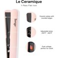thumbnail image 2 of L'ange Hair Le Ceramique 1-Pass Flat Iron Hair Straightener | Fast Heating Ceramic Flat Iron, 2 of 7