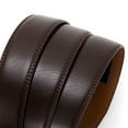 thumbnail image 3 of Men's Ratchet Belt Strap 35mm Width Only Replacement Leather Belt For Automatic Belt Buckle, 3 of 3