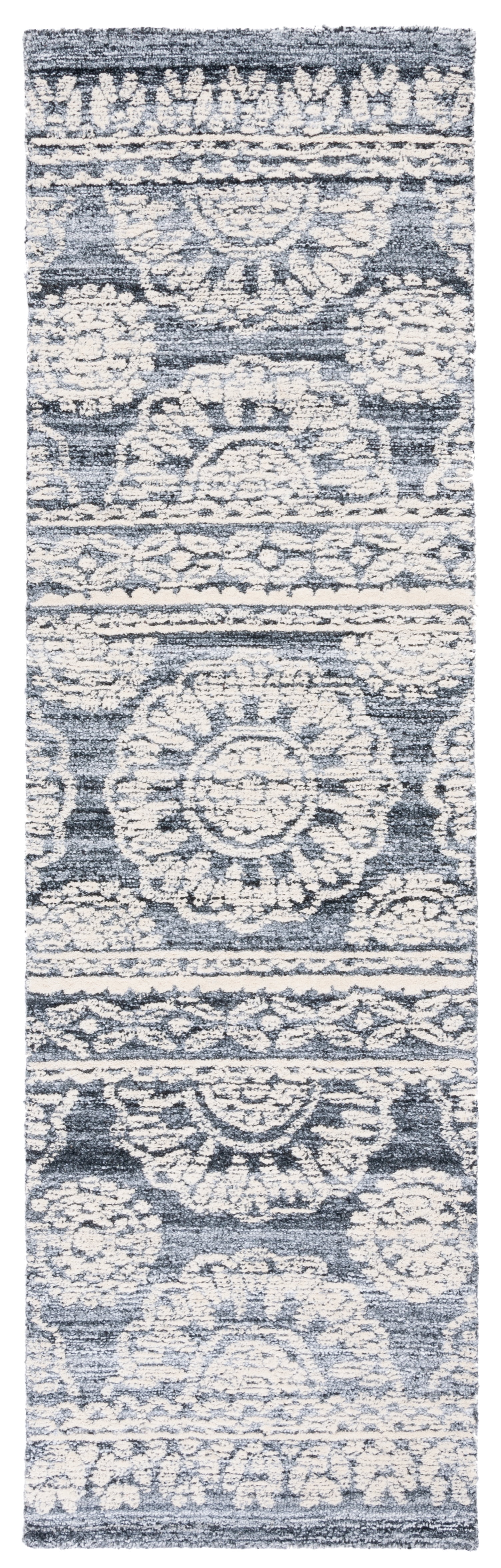 Safavieh Metro Merrick Medallion Runner Rug, Gray/Ivory, 2'3" x 8'