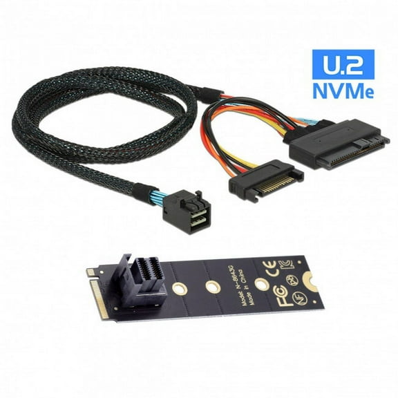 CY 22X80mm 2280 M.2 SFF-8643 Card and U.2 U2 SFF-8639 NVME PCIe SSD Cable PCI-E 3.0 4.0 for Mainboard SSD