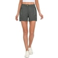 thumbnail image 3 of Little Donkey Andy Women's Lightweight Stretch Quick Dry Shorts for Travel Hiking Golf Carbon Heather XXL, 3 of 8