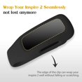 thumbnail image 5 of Hswai Paquete De 3 Clips De Repuesto Para Fitbit Inspire 2/Fitbit Inspire 3 Clip De Silicona Suave Y Cómodo Accesorio De Soporte De Protección 360 Compatible Con Fibit Inspire 2/3 (Negro/Azul Marino/P, 5 of 5