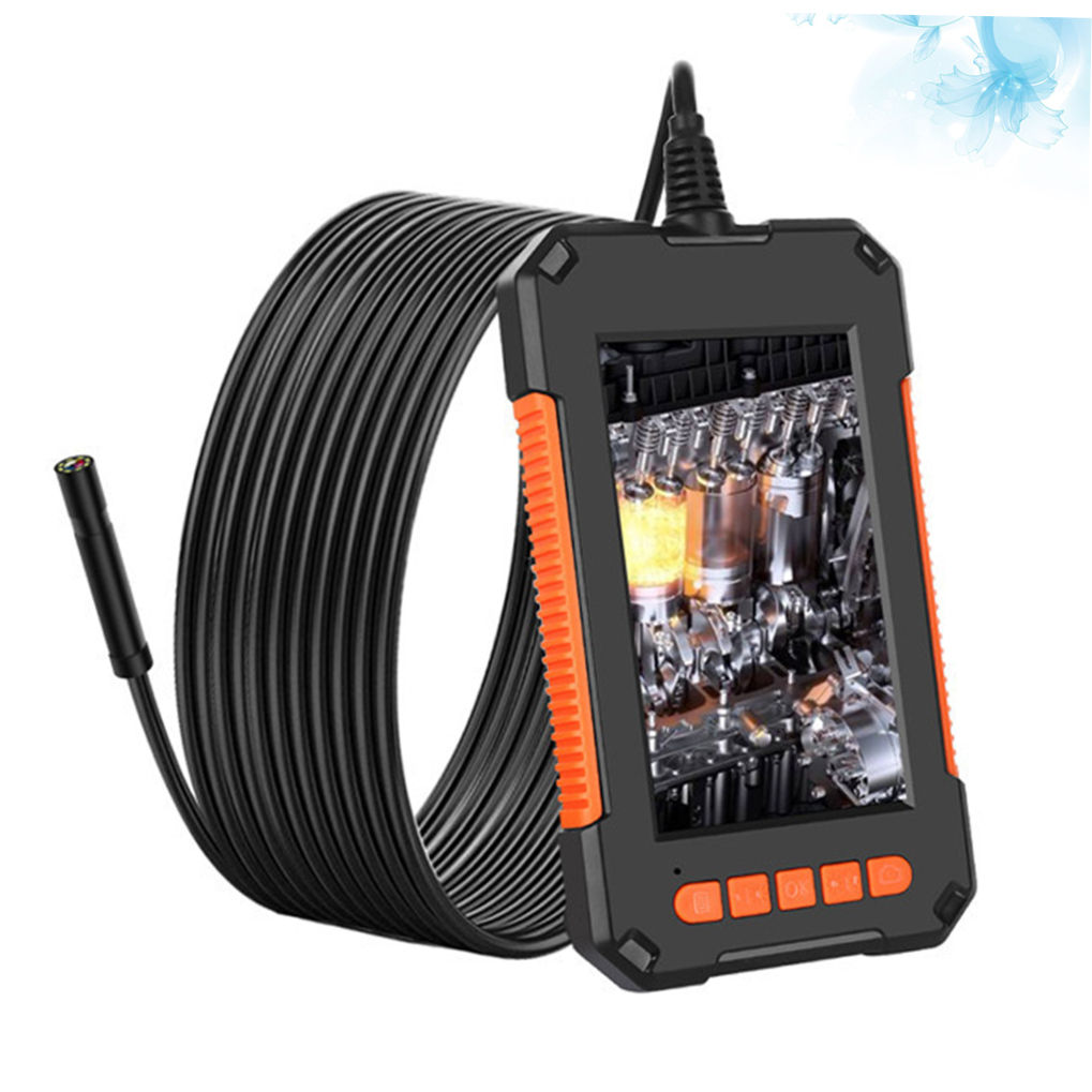 LULULION 1Pc Waterproof Digital Borescope with 1080p Screen and Wide Application for Pipeline and Auto Inspection