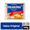 thumbnail image 1 of Queso tipo americano Philadelphia 8 rebanadas 144 g, 1 of 4