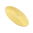thumbnail image 4 of 80mm HSS Circular Saw Blade Mini Cutting Discs Wheel Electric Grinding Accessories Gold for Woodworking, 4 of 7